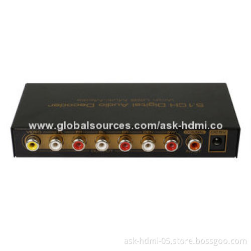 5.1 Audio Decoder with USB Play Function, High-tone Quality, Low-noise